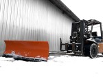 Schneepflug für Gabelstapler