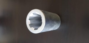 PTO shaft 1 "3/8 Z6 (6 cutters, 35 mm), 80 mm